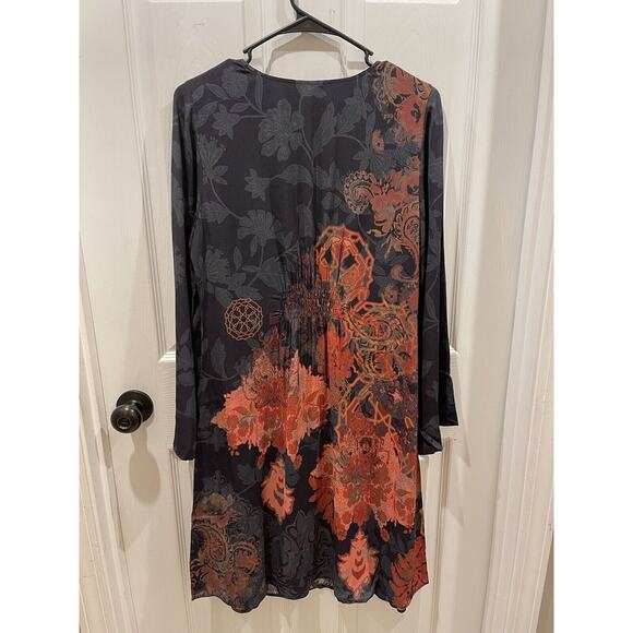 Soft Surroundings Santa Catarina Dress Long Sleeve Bohemian Women's Size XS - Picture 7 of 7